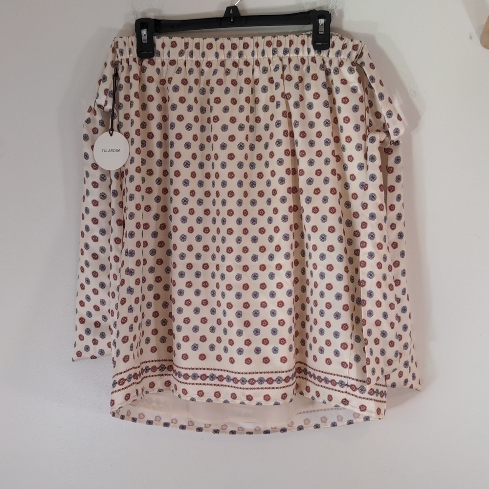 TULAROSA x Revolve Perry Polkadot Scarf Mini Dress small NWT - Picture 4 of 9